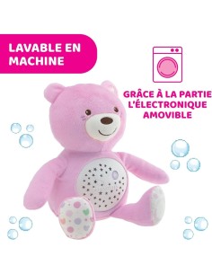 BABY BEAR ORSETTO PROIETTORE ROSA CHICCO su TreG Ingrosso