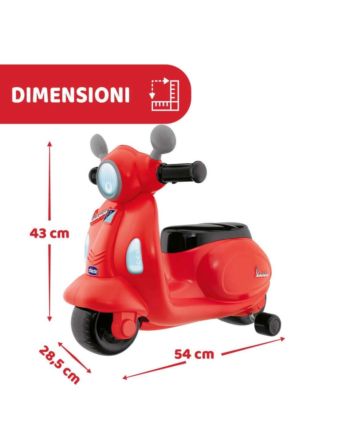 VESPA PRIMAVERA ROSSO CHICCO su TreG Ingrosso