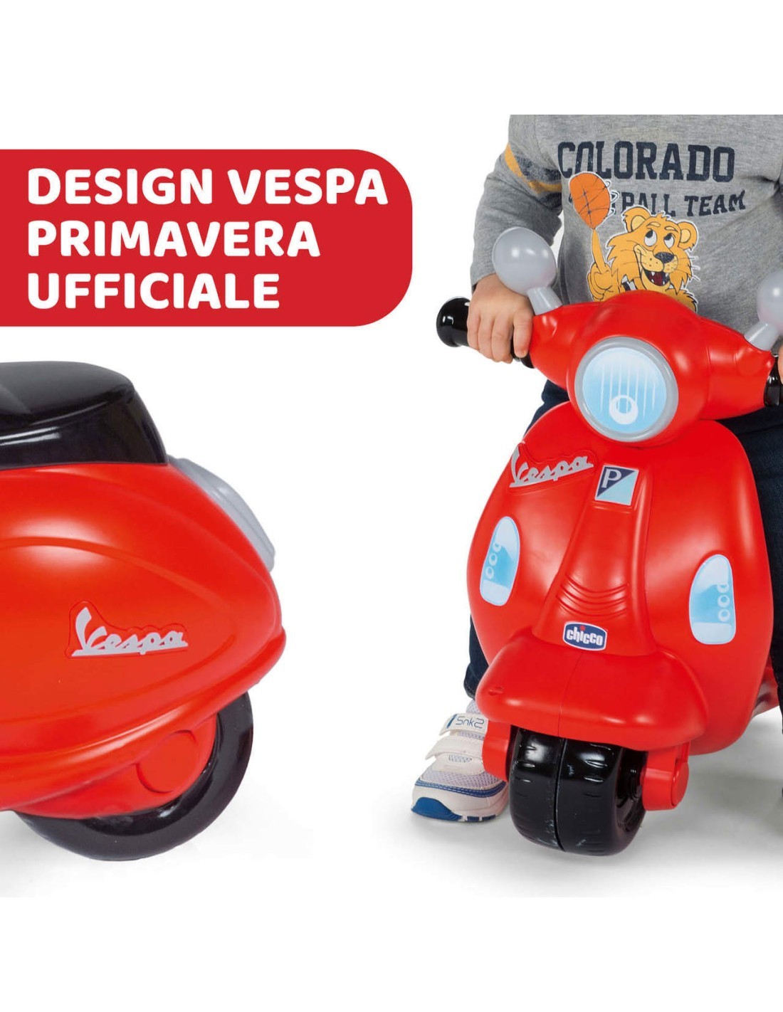 VESPA PRIMAVERA ROSSO CHICCO su TreG Ingrosso