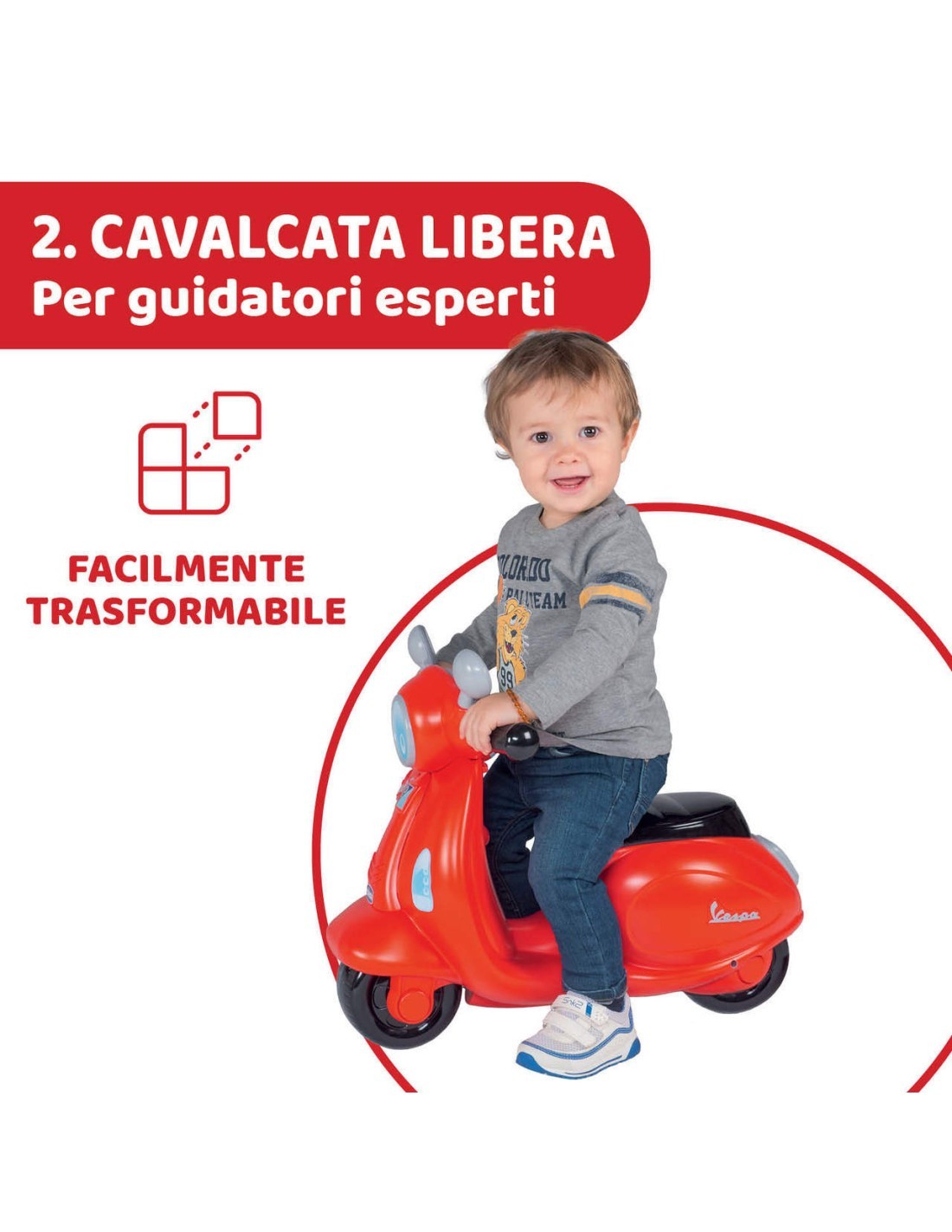 VESPA PRIMAVERA ROSSO CHICCO su TreG Ingrosso