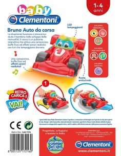 BABY BRUNO FORMULA 1 14860 CLEMENTONI su TreG Ingrosso
