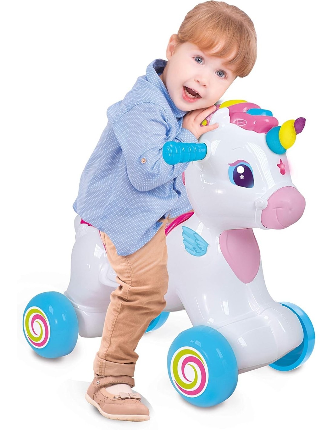 BABY NUVOLA DOLCE UNICORNO CAVALCABILE 17753 CLEMENTONI su TreG Ing...