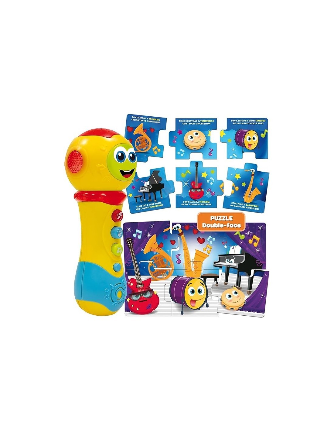 CAROTINA BABY 100606 MICROFONO VALENTINO CANTERINO 2IN1 su TreG Ing...