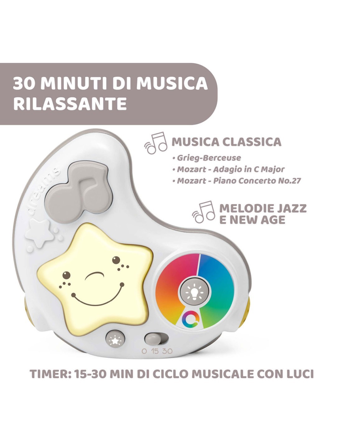 PALESTRINA DEI COLORI GRIGIO CHICCO su TreG Ingrosso