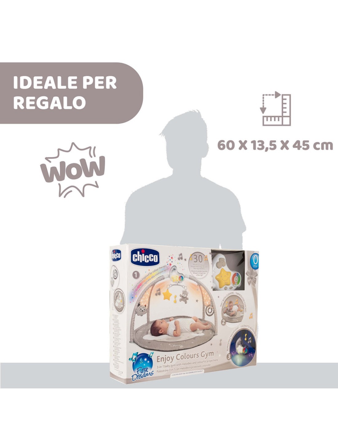 PALESTRINA DEI COLORI GRIGIO CHICCO su TreG Ingrosso