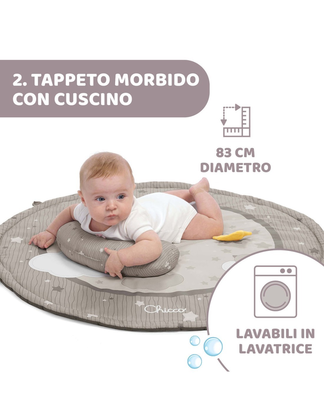 PALESTRINA DEI COLORI GRIGIO CHICCO su TreG Ingrosso