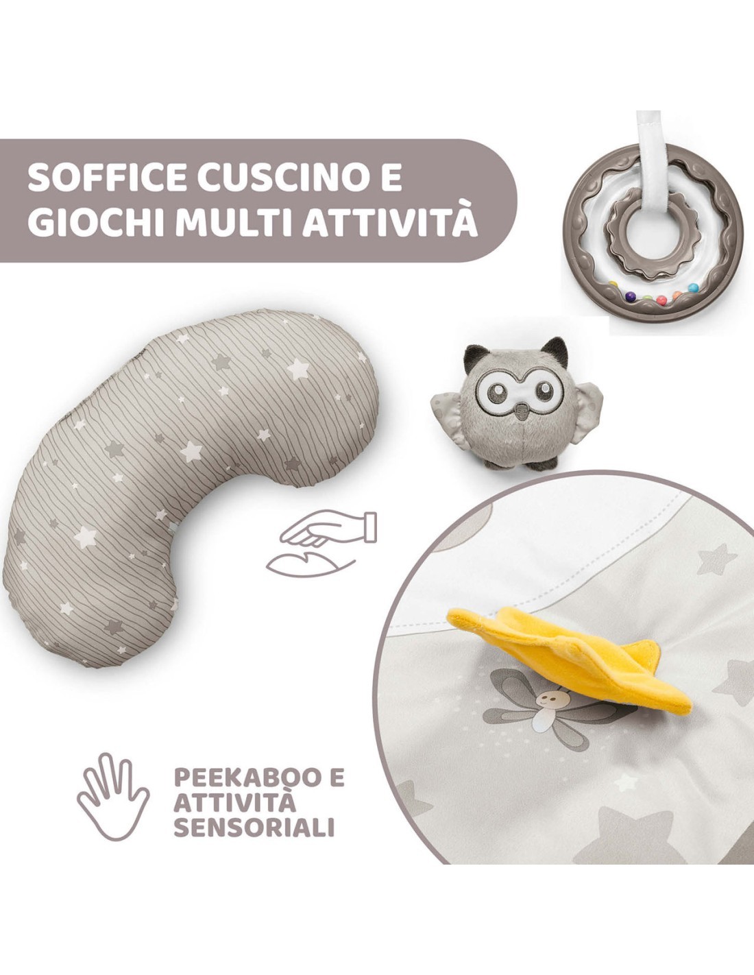 PALESTRINA DEI COLORI GRIGIO CHICCO su TreG Ingrosso