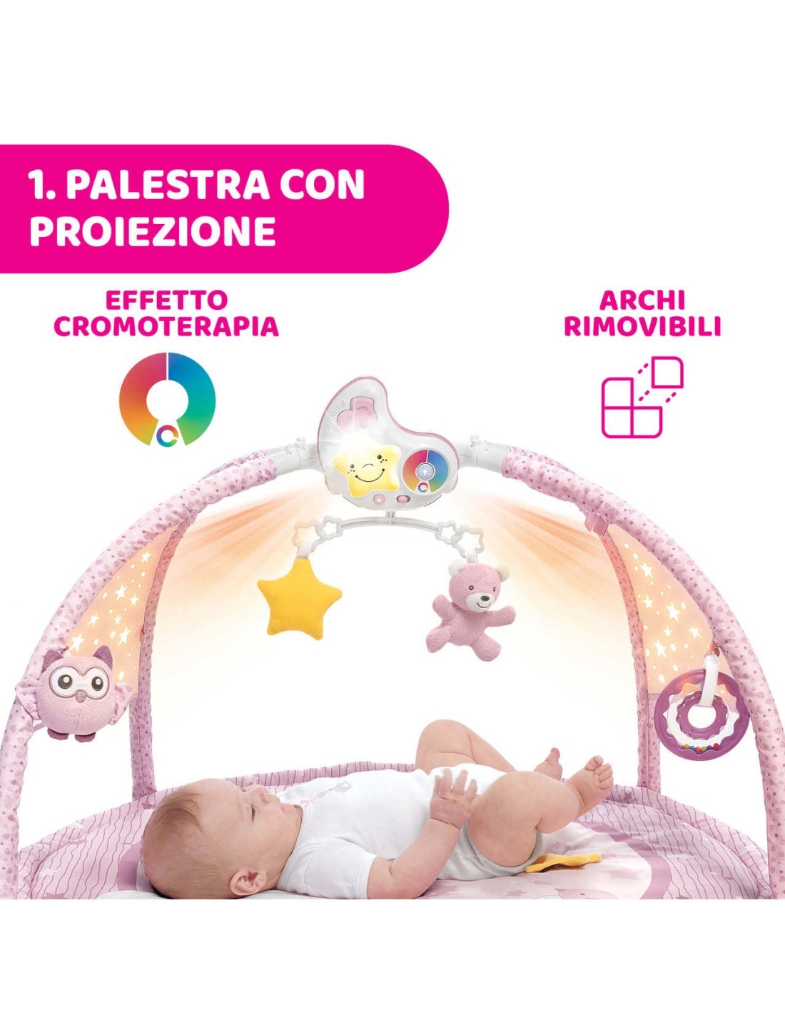 PALESTRINA DEI COLORI ROSA CHICCO su TreG Ingrosso