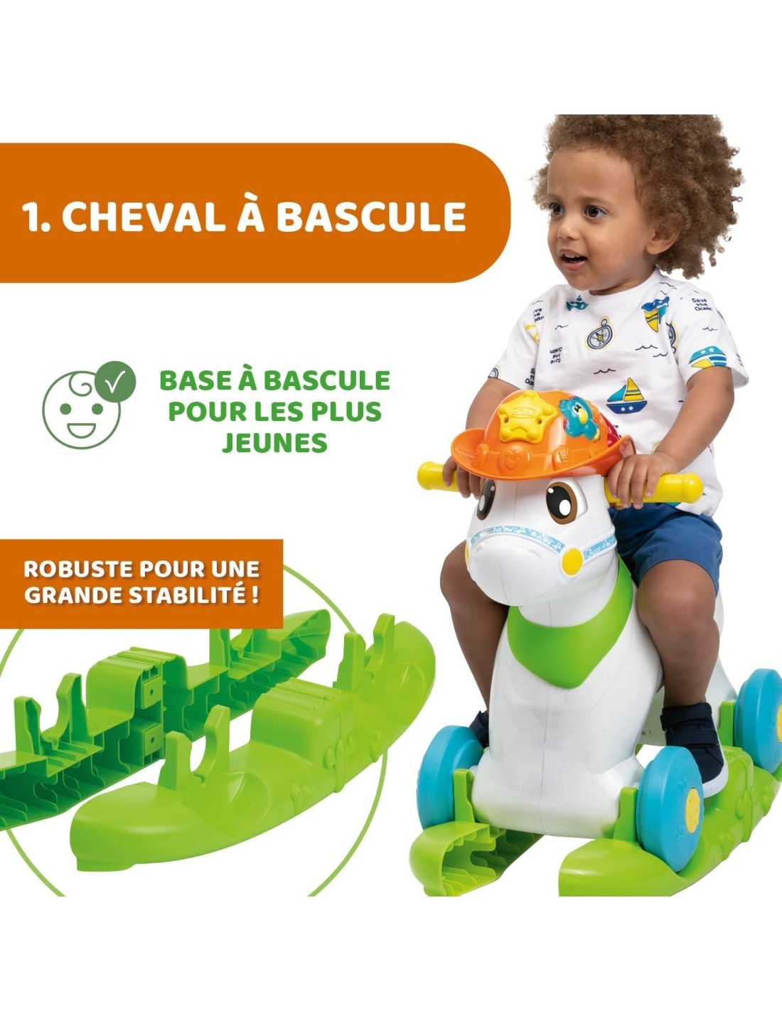 CAVALCABILE BABY RODEO 113140 CHICCO su TreG Ingrosso