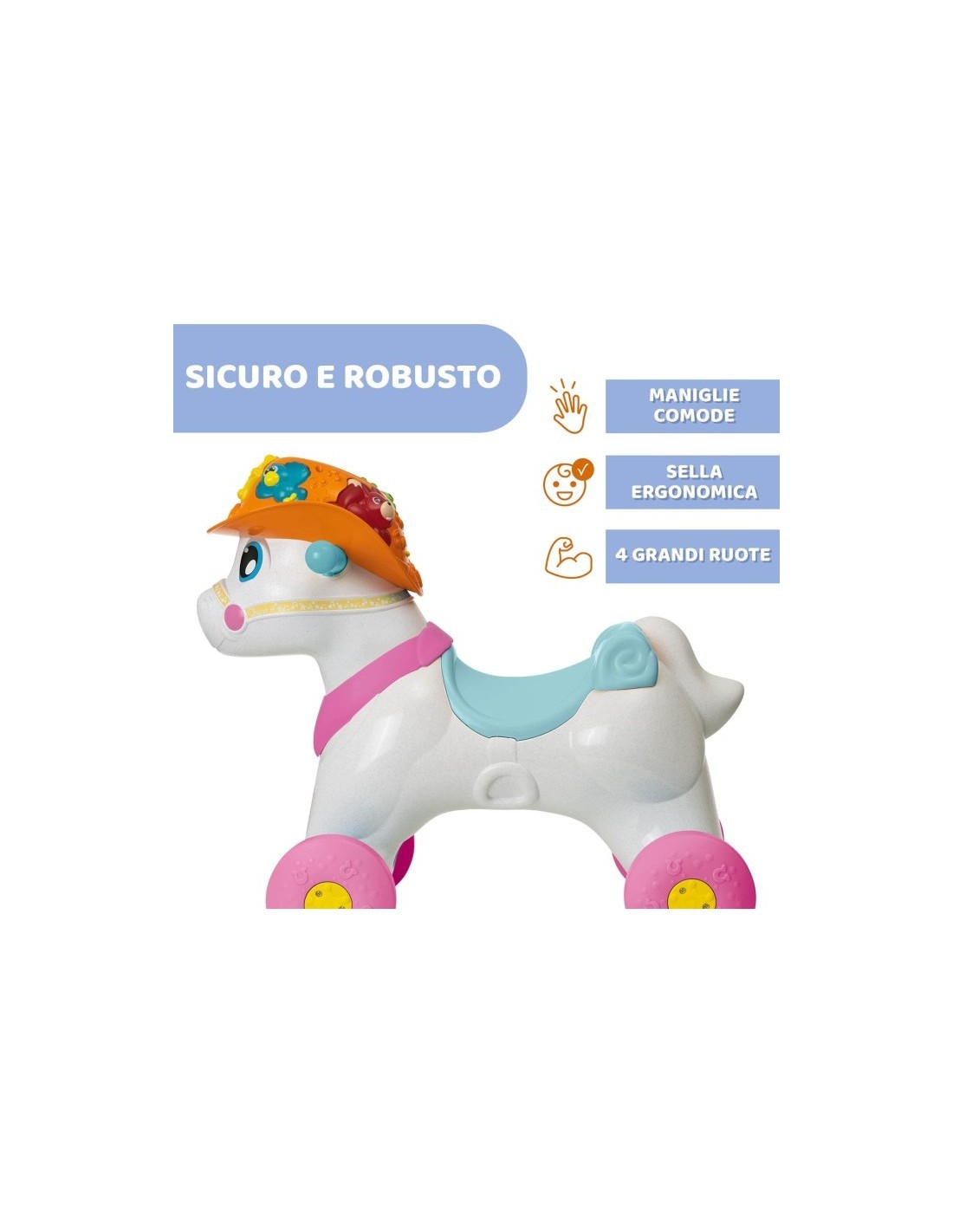 CAVALCABILE MISS BABY RODEO CHICCO su TreG Ingrosso