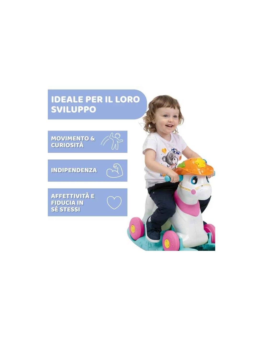 CAVALCABILE MISS BABY RODEO CHICCO su TreG Ingrosso