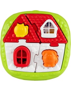 Chicco Puzzle della Fattoria 2in1 - Gioco Educativo con Forme Incastro e Puzzle per Bambini 10 Mesi - 3 Anni 2