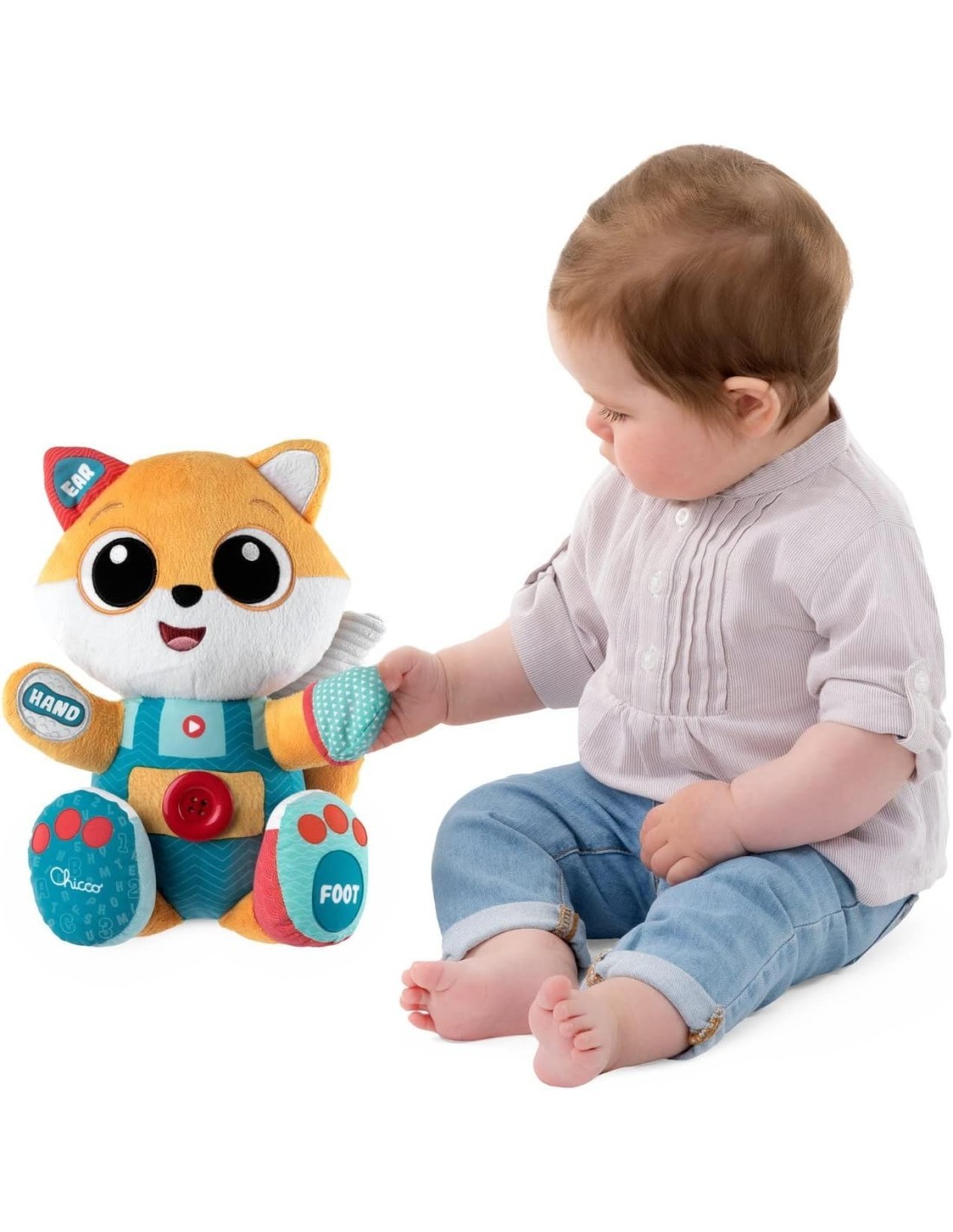 11296 PELUCHE FOXY PARLANTE BILINGUA su TreG Ingrosso