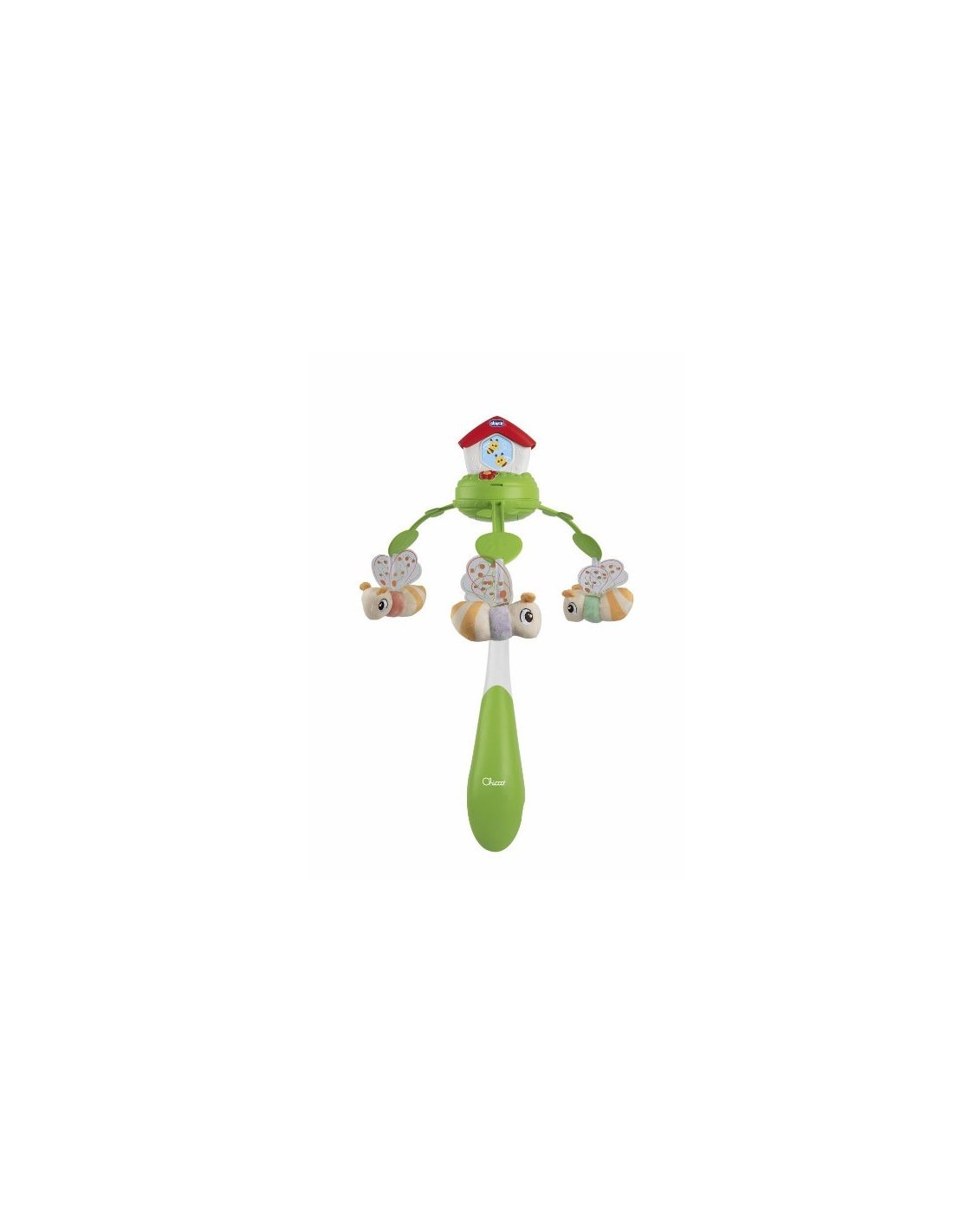 Chicco Giostrina Casina delle Api 3in1 - Proiettore, Musica Rilassante, e Peluches per Culla