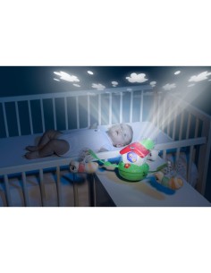 Chicco Giostrina Casina delle Api 3in1 - Proiettore, Musica Rilassante, e Peluches per Culla