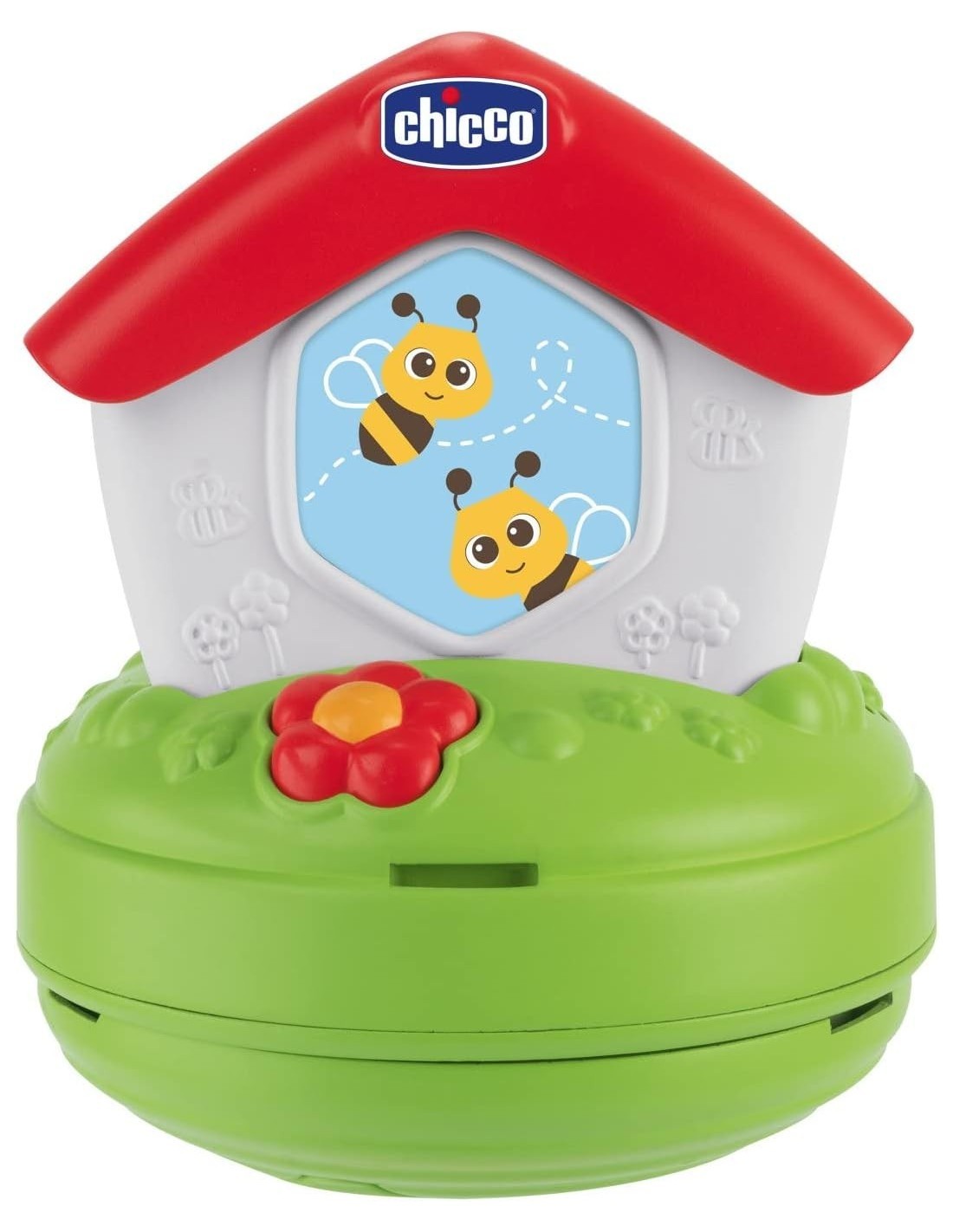 Chicco Giostrina Casina delle Api 3in1 - Proiettore, Musica Rilassante, e Peluches per Culla