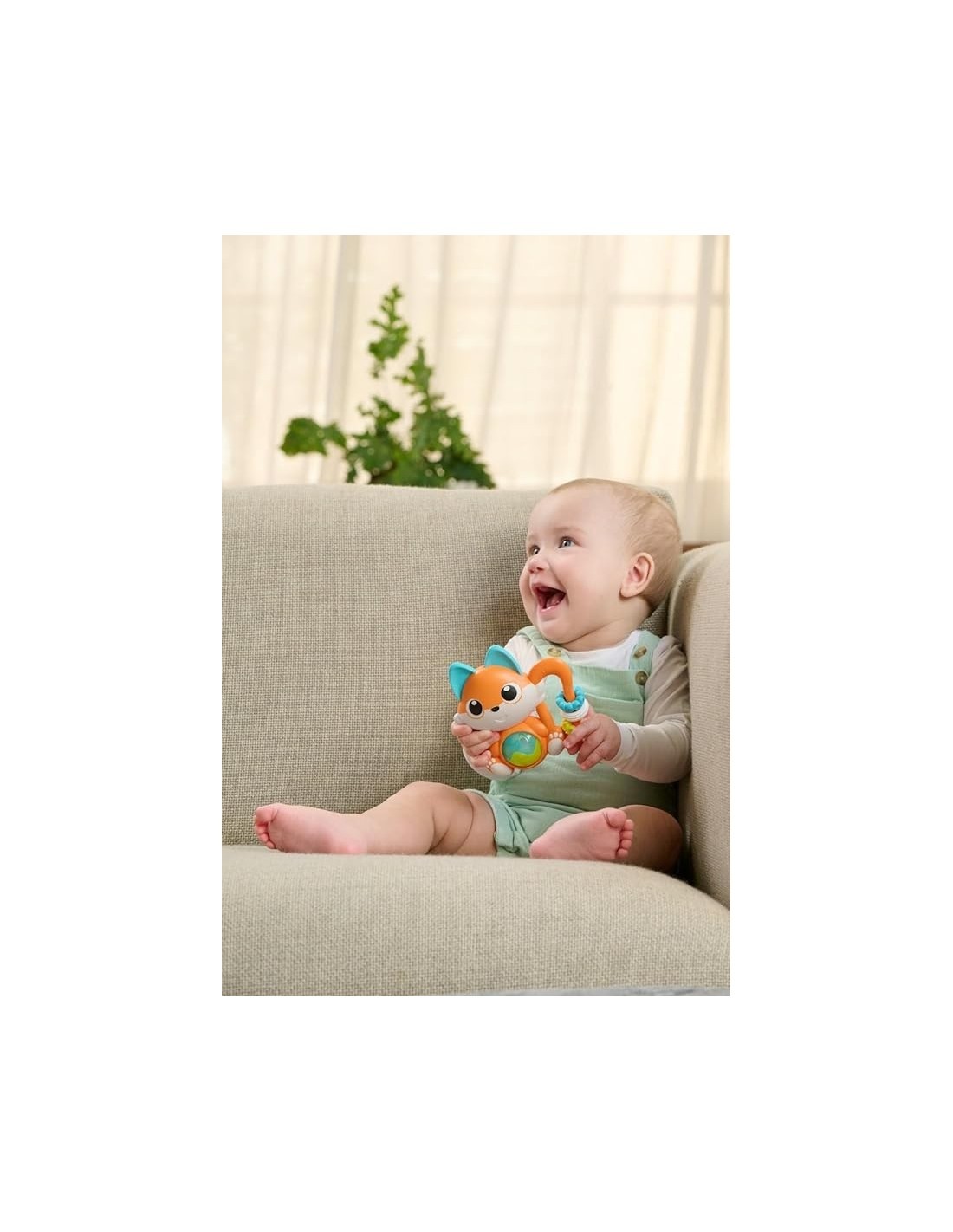 Chicco Sonaglio Musicale a Forma di Volpe per Neonati