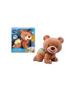 Baby Teddy Canta e Gattona, Orsacchiotto Interattivo per Neonati, Pulsanti Interattivi, Melodie e Canzoni