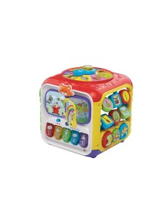 Baby Super Cubo delle Scoperte, Cubo Interattivo con Libro, Pianoforte e Attività Sensoriali