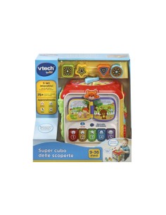 Baby Super Cubo delle Scoperte, Cubo Interattivo con Libro, Pianoforte e Attività Sensoriali