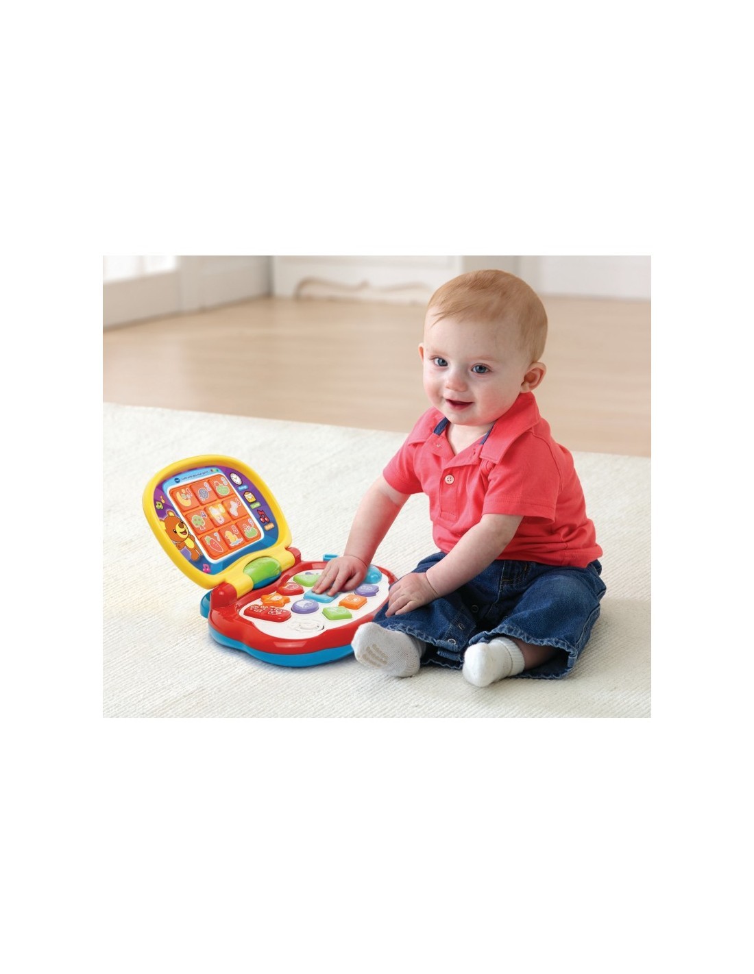 Baby Il Mio Super Computer, Gioco Educativo, 3 Modalità, Effetti Luminosi, 9 Tasti Interattivi, 20 Melodie