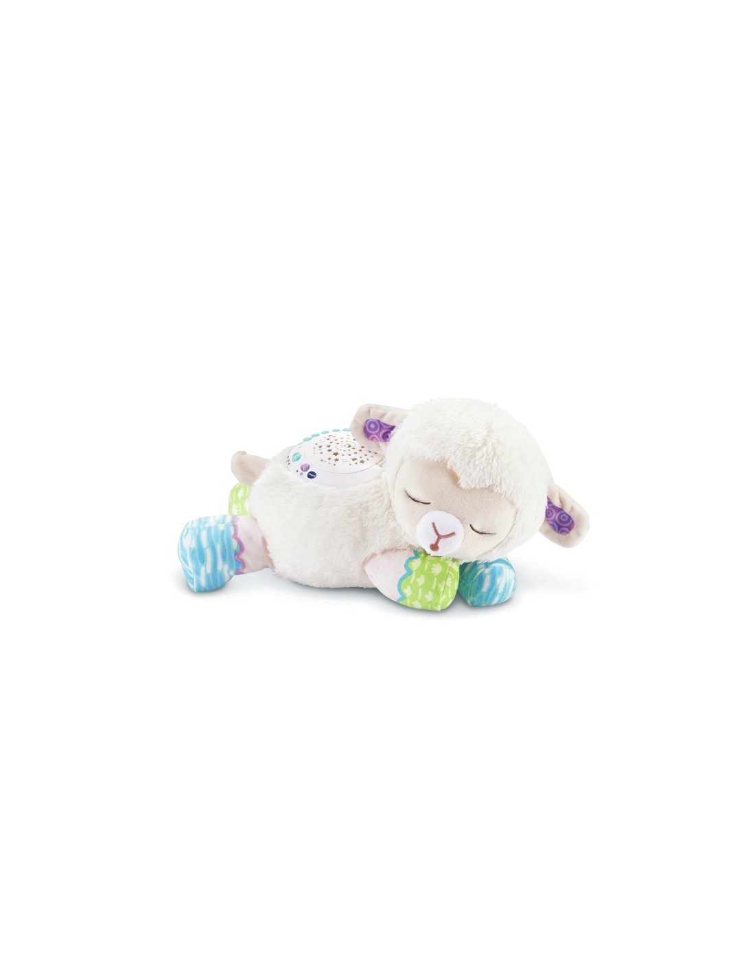 Baby Luce Ninna Nanna Parlante, Giocattolo 3 in 1 con Luce e Proiettore, Melodie e Peluche Morbido