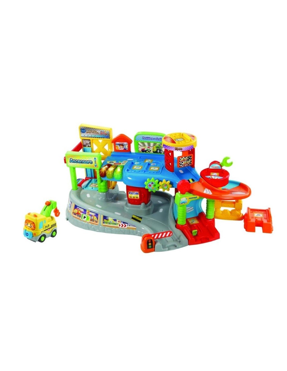 VTech Ale Soccorso Stradale - Garage Interattivo con Veicolo Elettronico 3-6 Anni