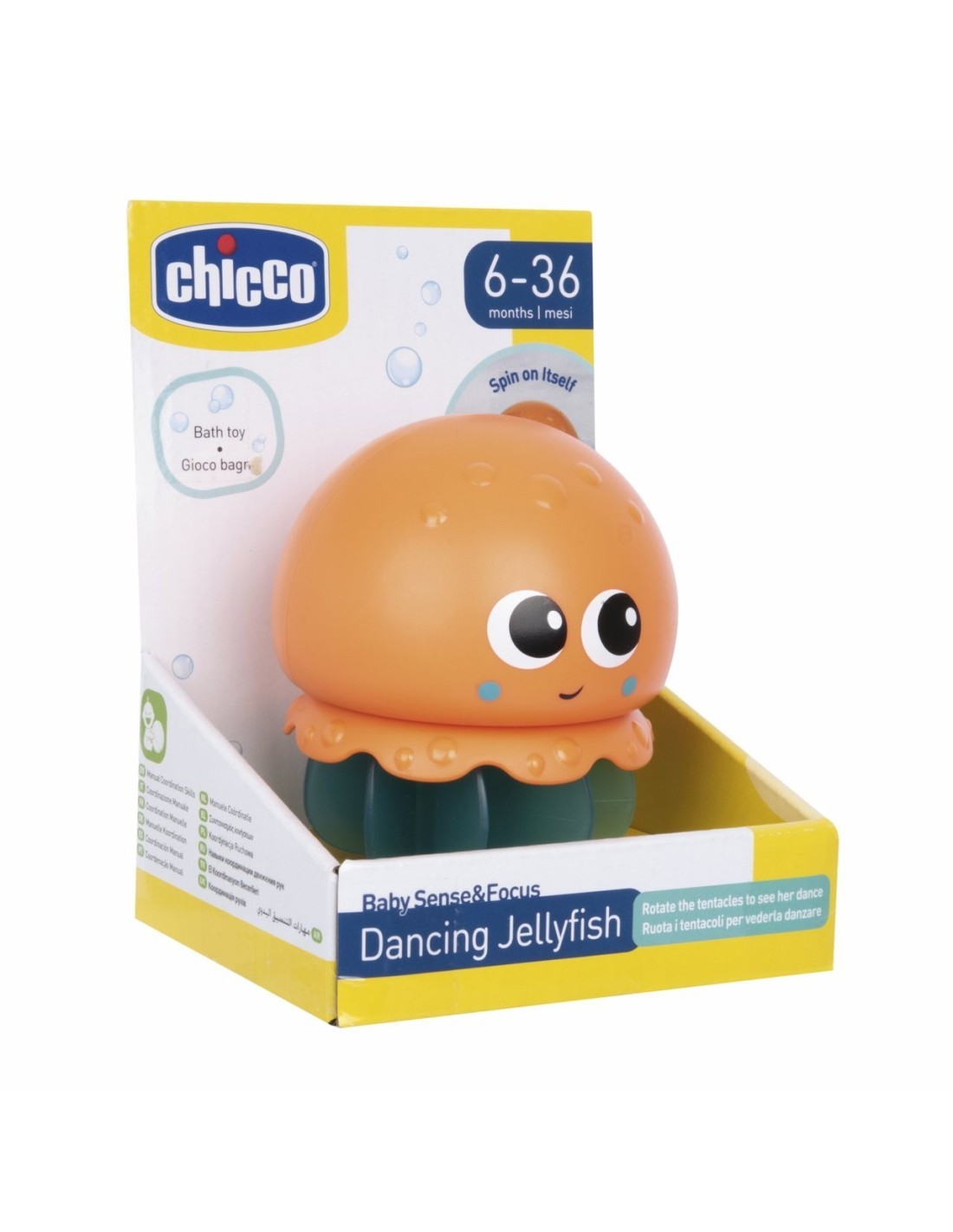 Chicco - Gioco per Bagnetto Arancione (6-36 mesi)