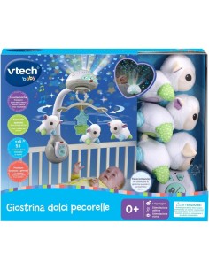 VTech Giostrina Dolci Pecorelle - Luce Notturna Musicale per Bambini 0-36 Mesi 2