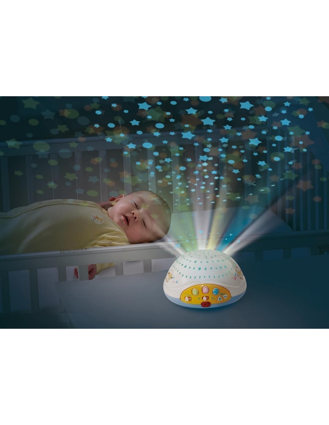 VTech Giostrina Dolci Pecorelle - Luce Notturna Musicale per Bambini 0-36 Mesi
