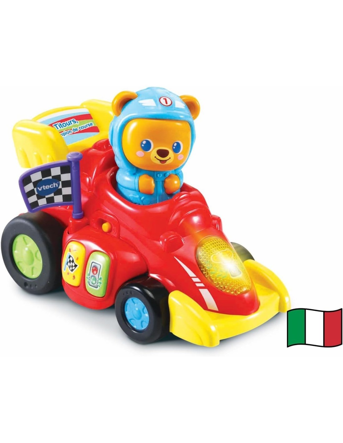 VTech Tobia, Pronti, Partenza, Via! - Macchinina Giocattolo per Bambini 12-36 Mesi