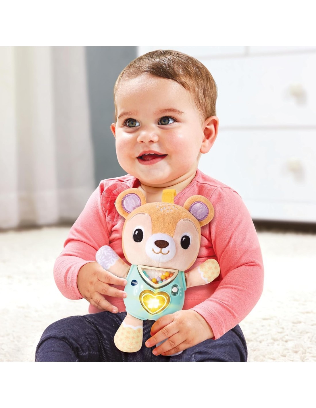 VTech Teddy Orsetto Canterino - Orsetto Interattivo 3-18 Mesi