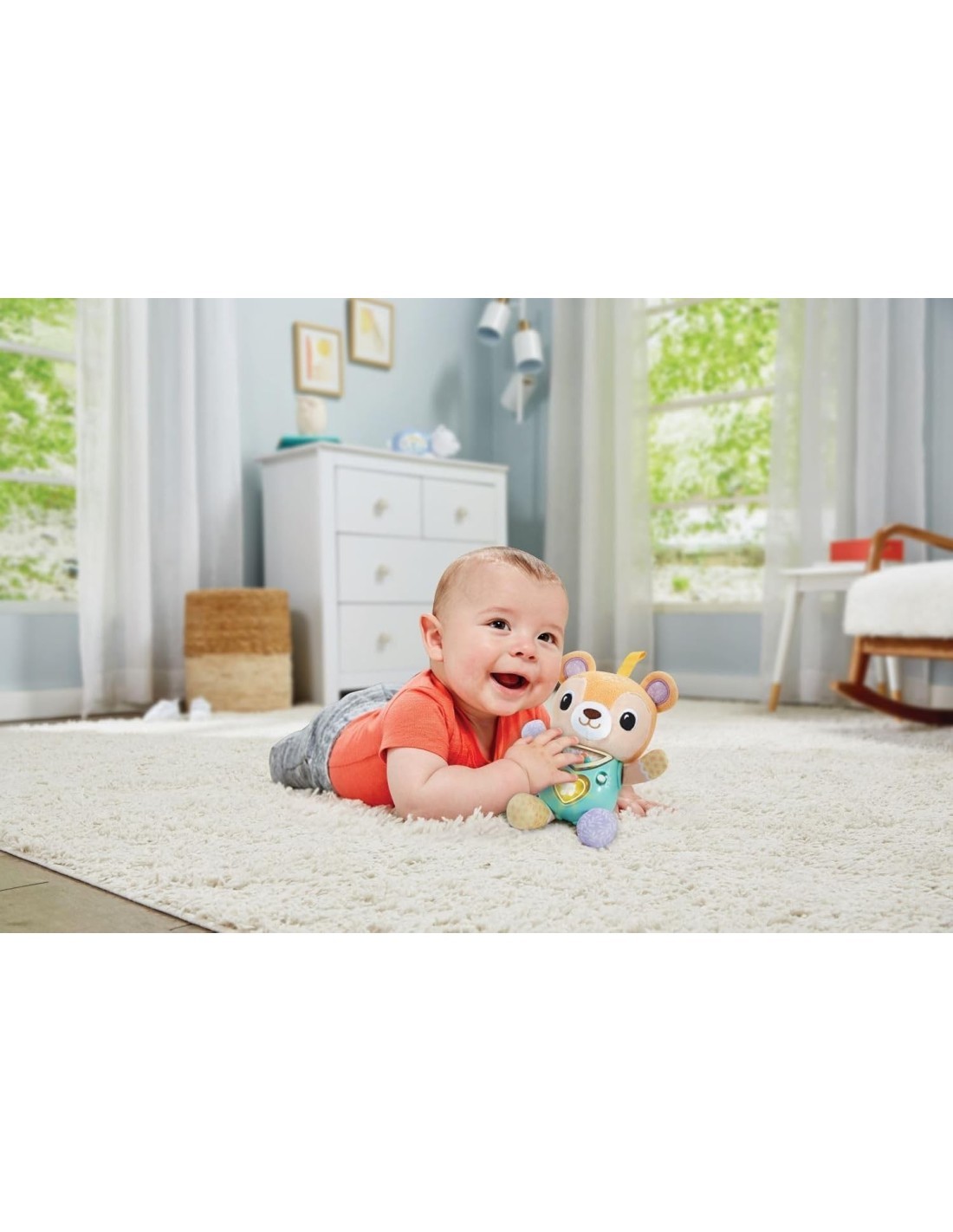 VTech Teddy Orsetto Canterino - Orsetto Interattivo 3-18 Mesi