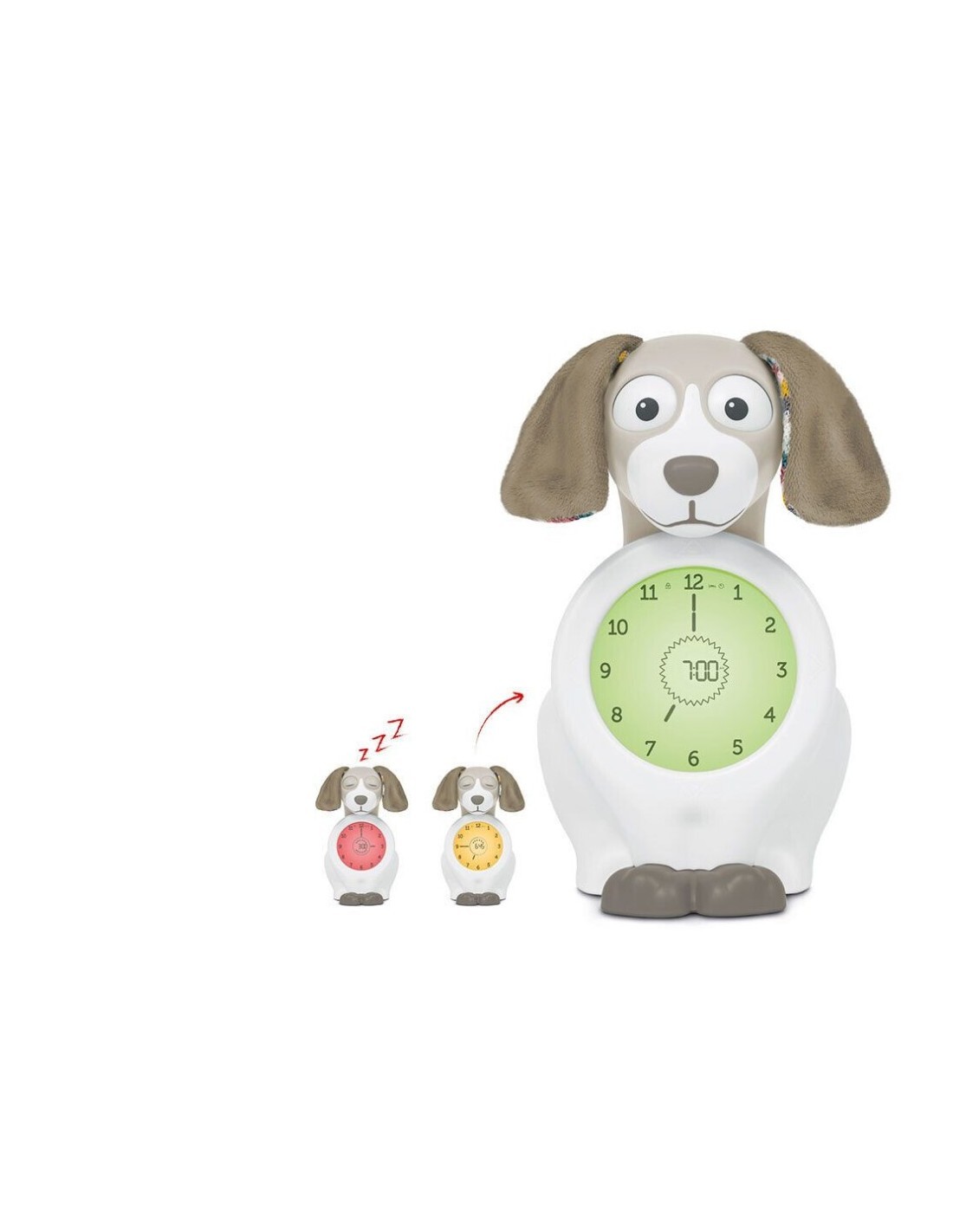 Zazu Sleeptrainer Davy Grijs – Aiuta il Tuo Bambino a Imparare il Concetto di Tempo