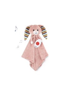 Zazu Becky dudu coniglio con dispositivo per suoni bianchi