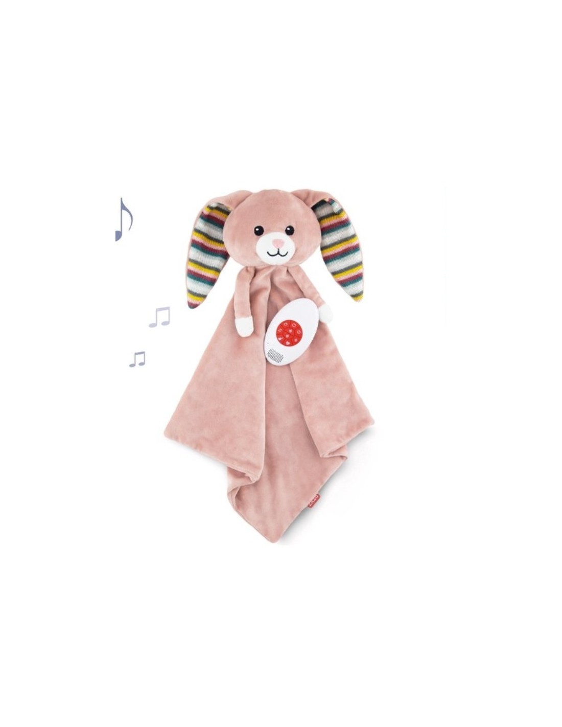 Zazu Becky dudu coniglio con dispositivo per suoni bianchi