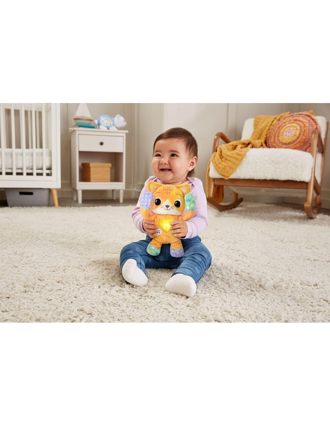 VTech Minù, Gattino Cucù - Peluche Interattivo 10-36 Mesi