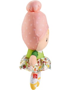 Fisher-Price – Prima Bambola Coccole e Suoni con Dentaruolo e Giochi Sensoriali, 6+ mesi