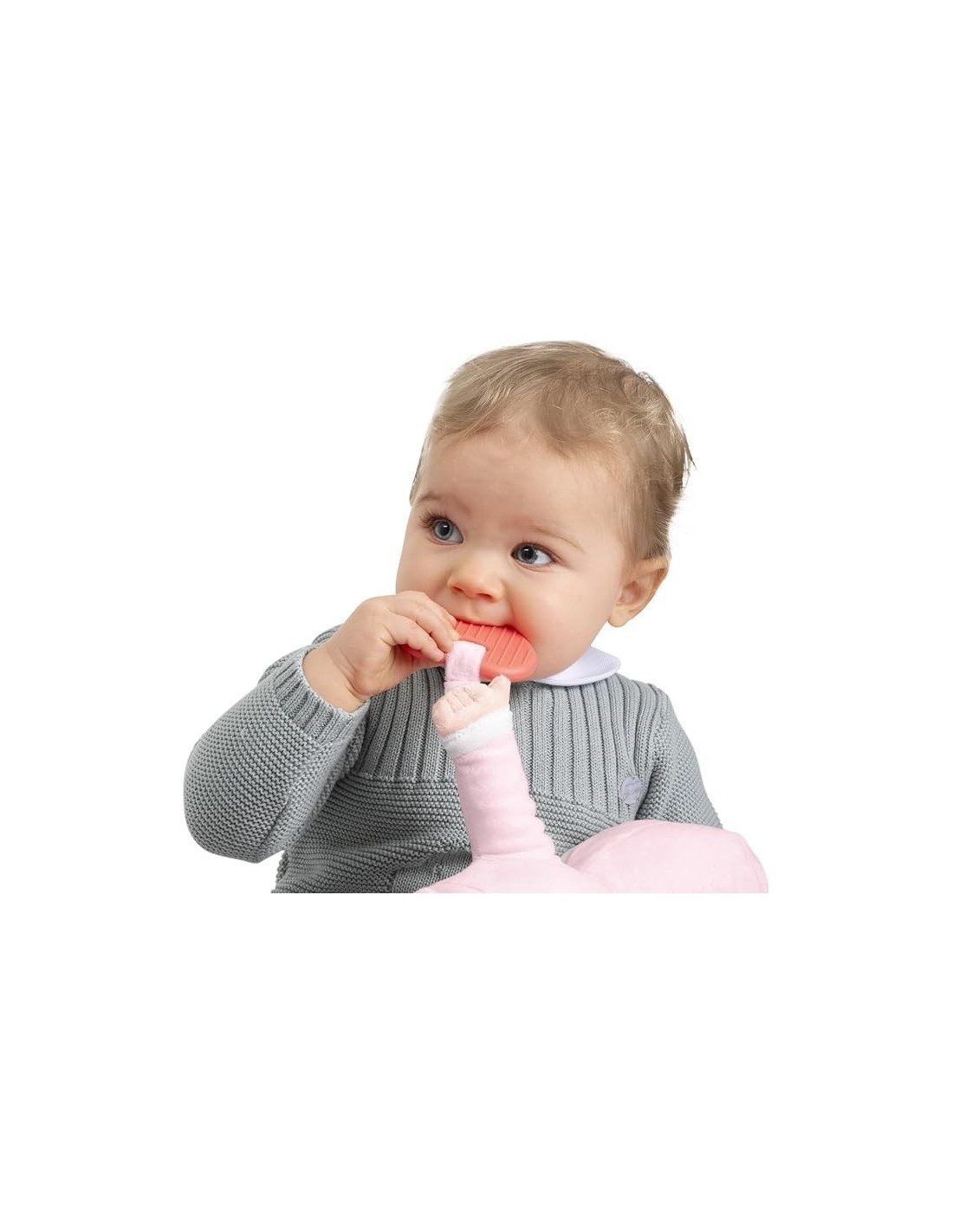 Chicco Gioco La Mia Prima Bambola - Con Cuore Massaggiagengive per Dentizione, Lavabile, 0 Mesi+