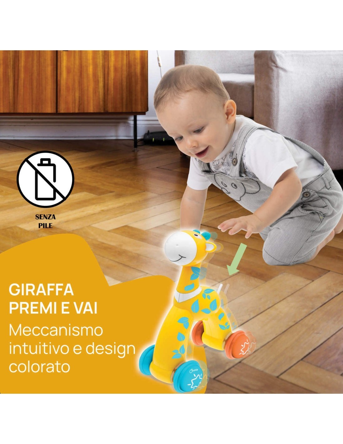 Giraffa Push&Go - Gioco Divertente per Bambini