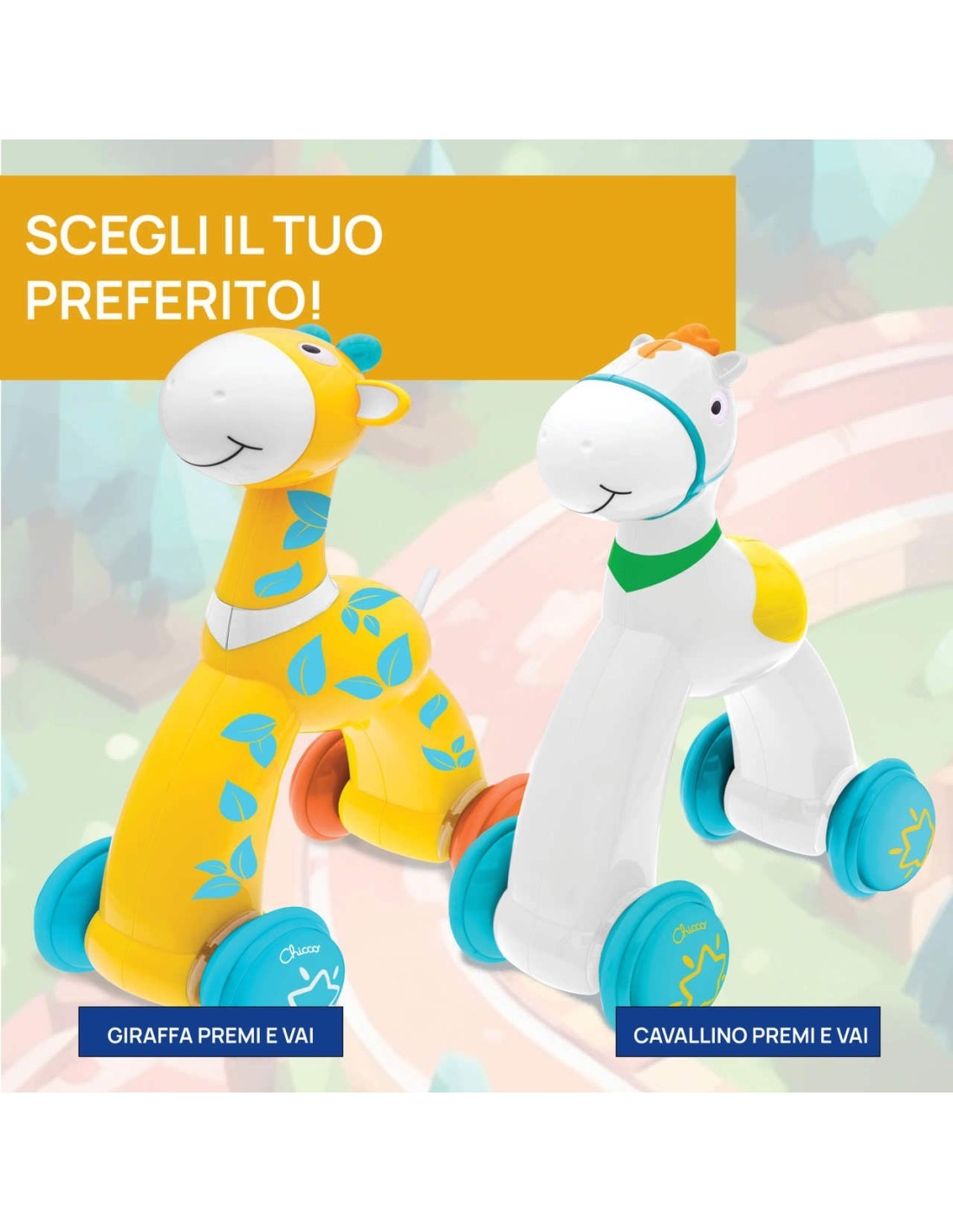 Giraffa Push&Go - Gioco Divertente per Bambini