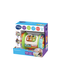 VTech Rullo Tam Tam 3 in 1 - Rullo Multiattività Interattivo 9-36 Mesi