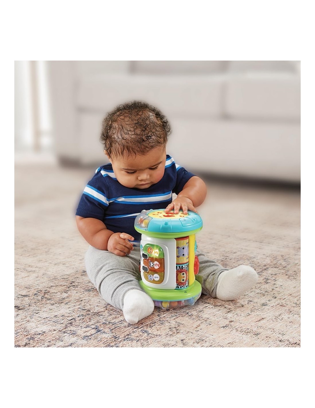 VTech Rullo Tam Tam 3 in 1 - Rullo Multiattività Interattivo 9-36 Mesi
