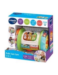 VTech Rullo Tam Tam 3 in 1 - Rullo Multiattività Interattivo 9-36 Mesi