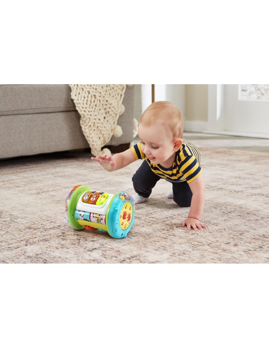 VTech Rullo Tam Tam 3 in 1 - Rullo Multiattività Interattivo 9-36 Mesi