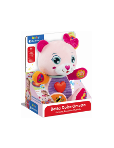 Betta Dolce Orsetta Baby Clementoni – Peluche Parlante Interattivo Educativo 6m+
