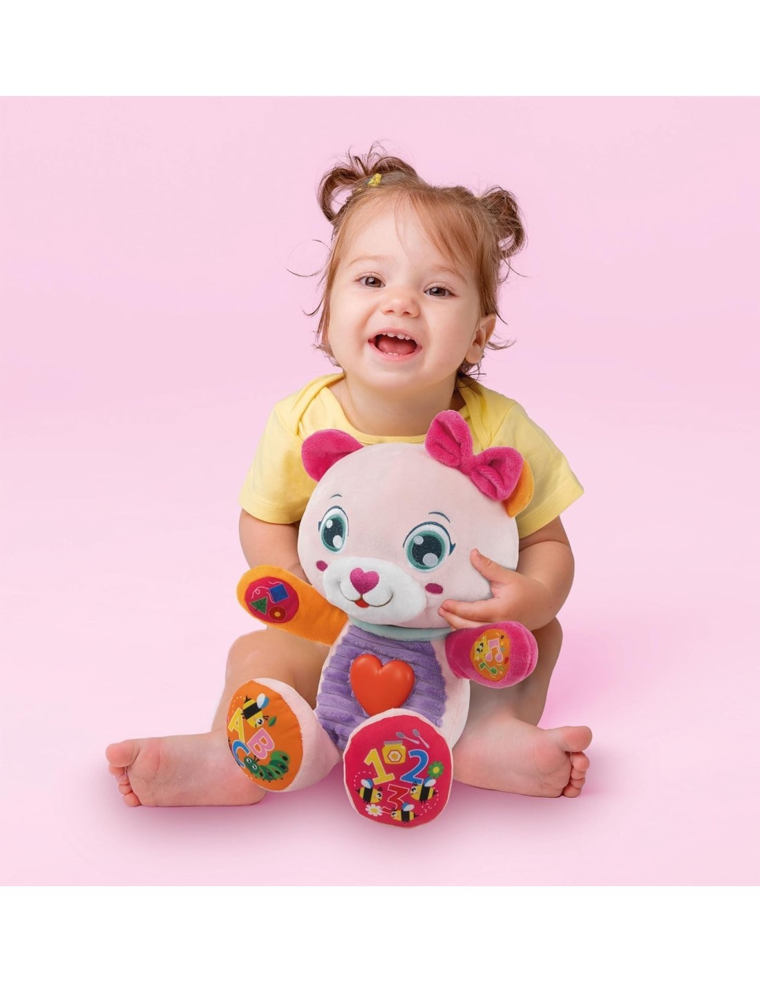 Betta Dolce Orsetta Baby Clementoni – Peluche Parlante Interattivo Educativo 6m+