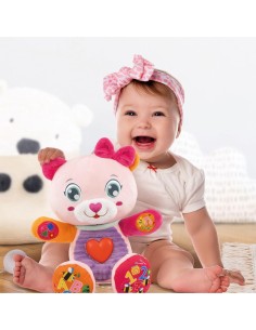 Betta Dolce Orsetta Baby Clementoni – Peluche Parlante Interattivo Educativo 6m+