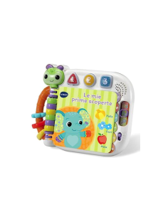 VTECH LE MIE PRIME SCOPERTE, LIBRO INTERATTIVO SENSORIALE, VOCABOLARIO BIMBI, 20 SUONI, 6-36 MESI