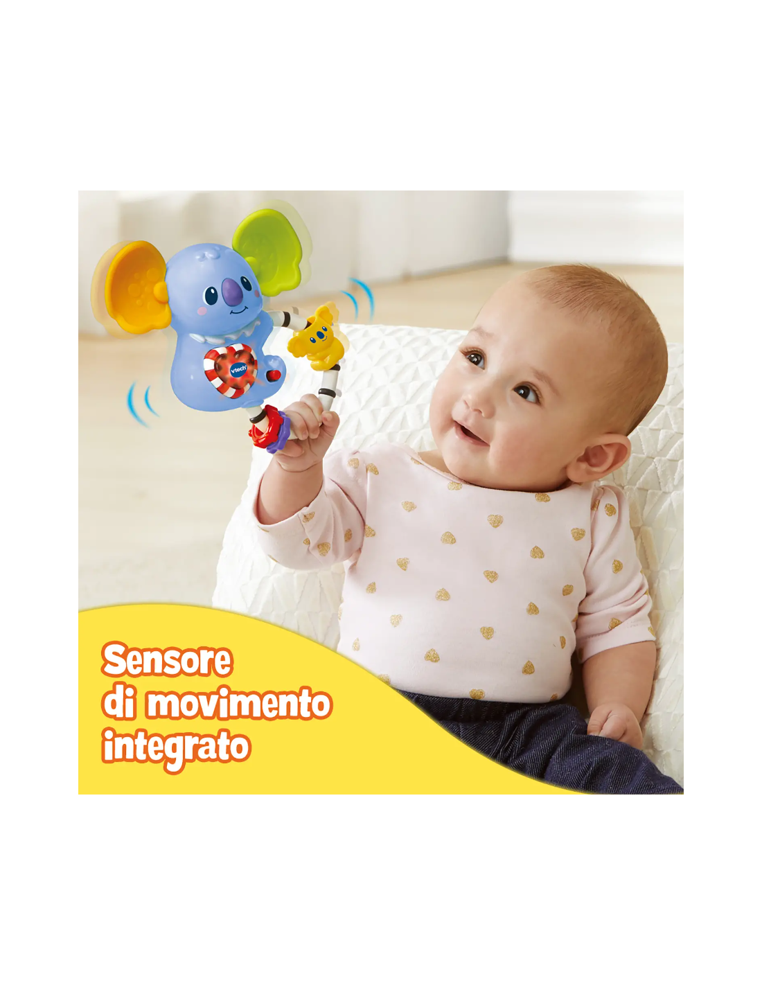 VTech Kimi Sonaglino Interattivo - Gioco Neonato 3-18 Mesi con Suoni e Luci